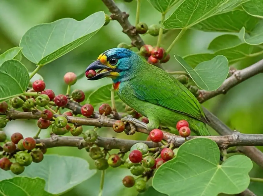 鳥吃果實